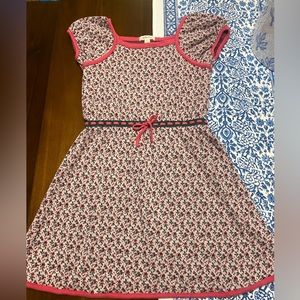 Matilda Jane Noelle Floral Sweater Dress size 6 EUC